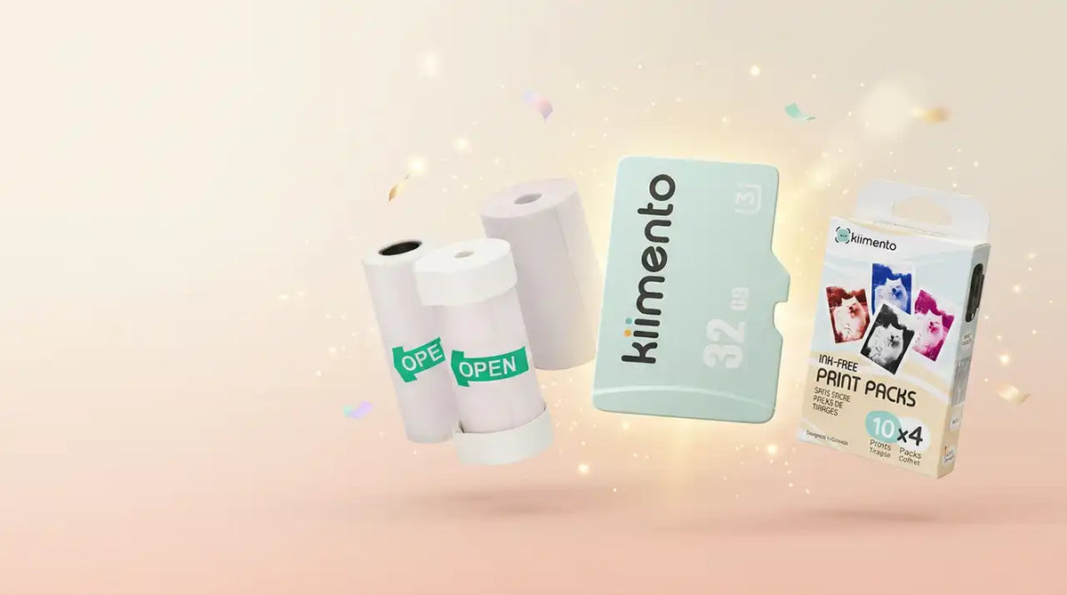 kiimento camera accessories – bags, print packs, memory cards and straps