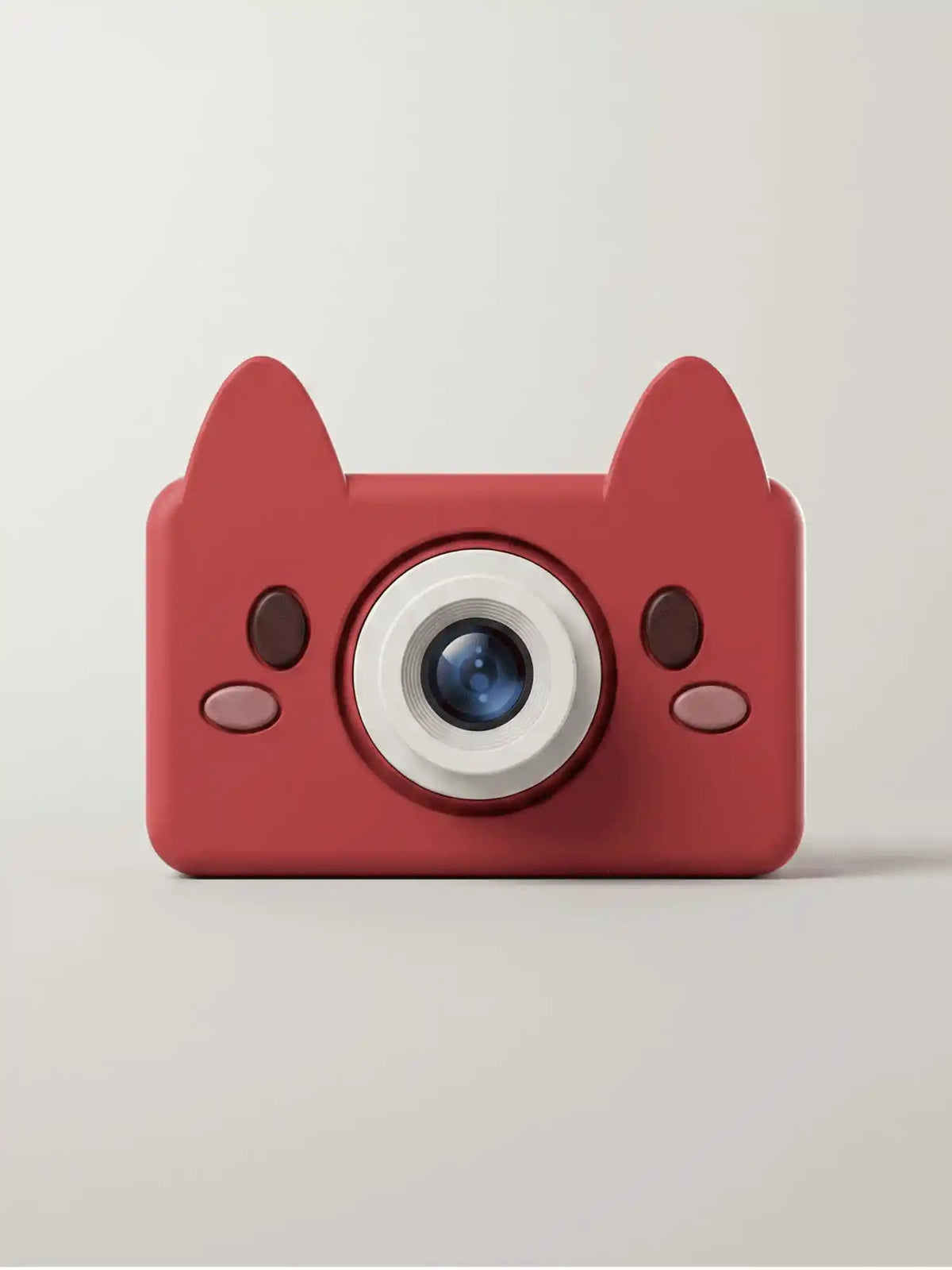 kiimento Fox Digital Camera Model C – Akito the Fox red kids camera with cat ears for ages 3 to 6