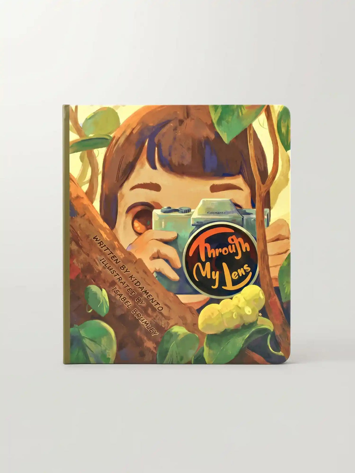 kiimento Through My Lens Activity Book – hardcover photography challenge book for kids by Kidamento